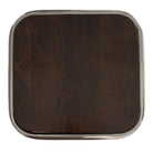 Set de 4 taburetes altos de metal y madera Ileana