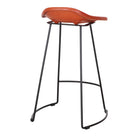 Set de 4 taburetes de cocina de piel Sarah