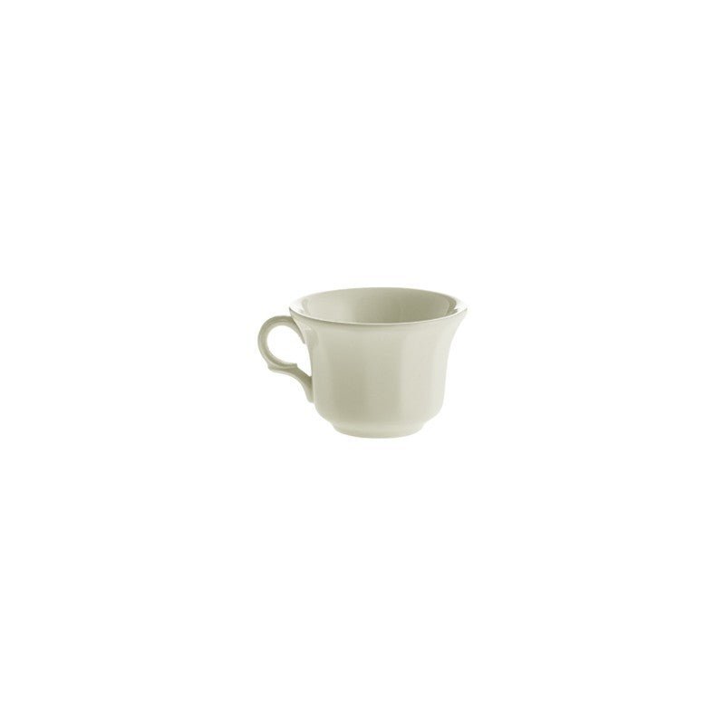 Set de 4 Tazas de Café con Platillos La Cartuja Colección Ochavada Blanca - #pino_y_jacaranda#