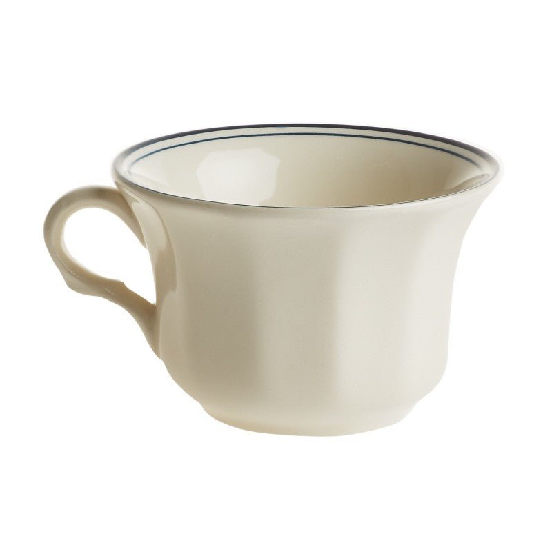 Set de 4 Tazas de Té con Platillos Colección Basic Line Blue - #pino_y_jacaranda#
