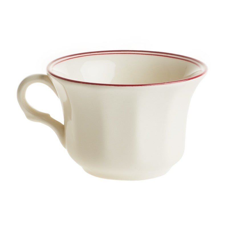 Set de 4 Tazas de Té con Platillos Colección Basic Line Red - #pino_y_jacaranda#