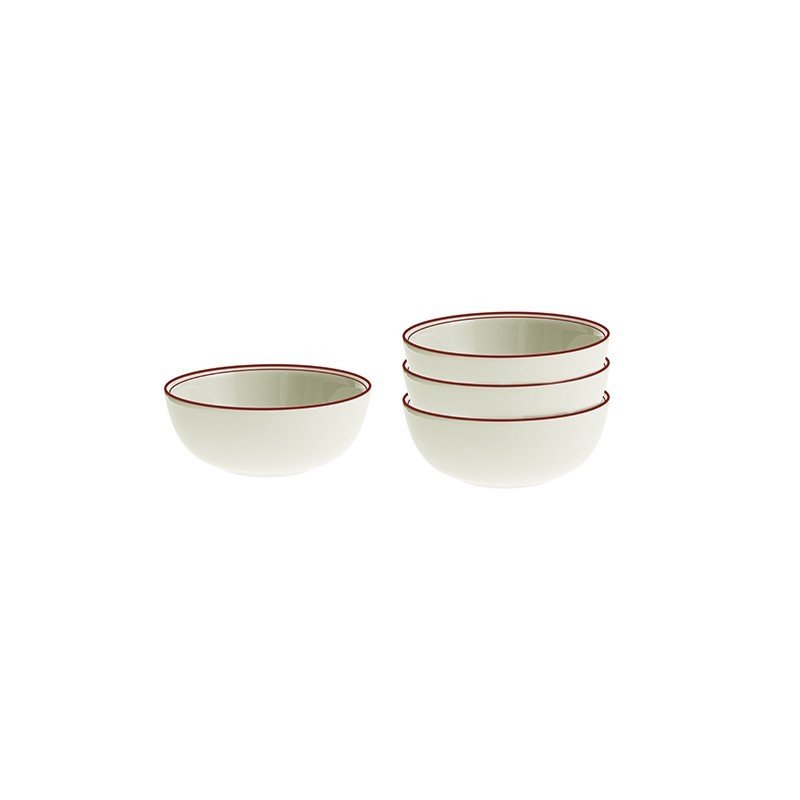 Set de 6 Boles Clásicos Mini La Cartuja Colección Basic Line Red - #pino_y_jacaranda#