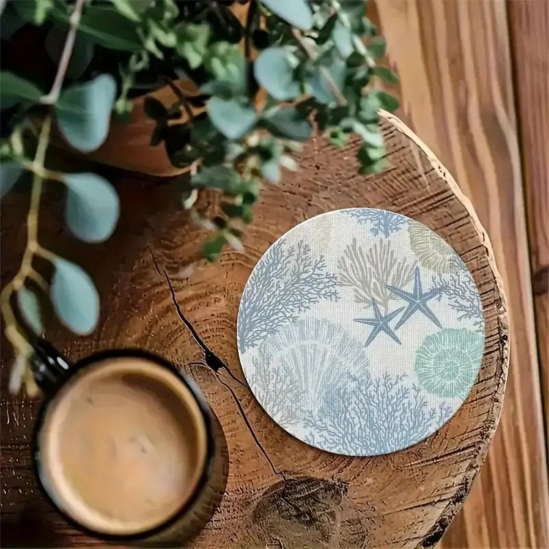 Set de 6 Posavasos Coral Pacific - pino_y_jacaranda