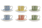 Set de 6 Tazas de Café Rayas - pino_y_jacaranda