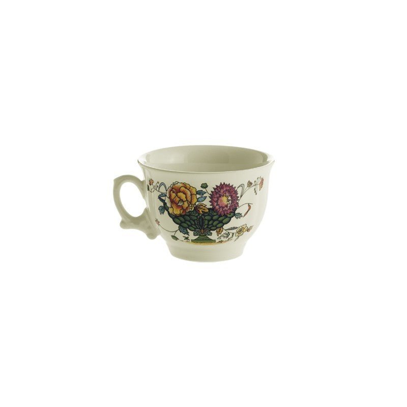 Set de 6 Tazas de Desayuno con Platillos La Cartuja Colección Bellavista - #pino_y_jacaranda#