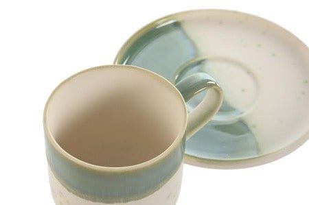 Set de 6 Tazas de Té con Platillo Greener - pino_y_jacaranda