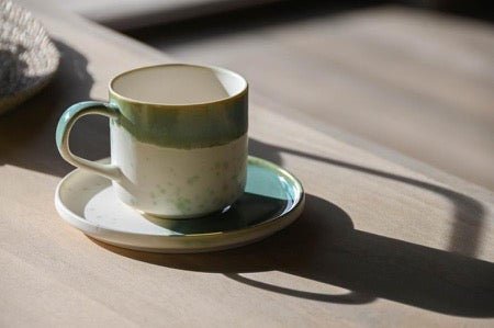 Set de 6 Tazas de Té con Platillo Greener - pino_y_jacaranda