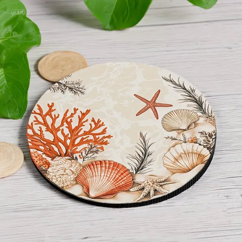 Set de 8 Posavasos Corales Rojos - pino_y_jacaranda