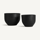 Set de dos maceteros de terracota Lentisco pequeño