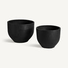 Set de dos maceteros de terracota Lentisco pequeño