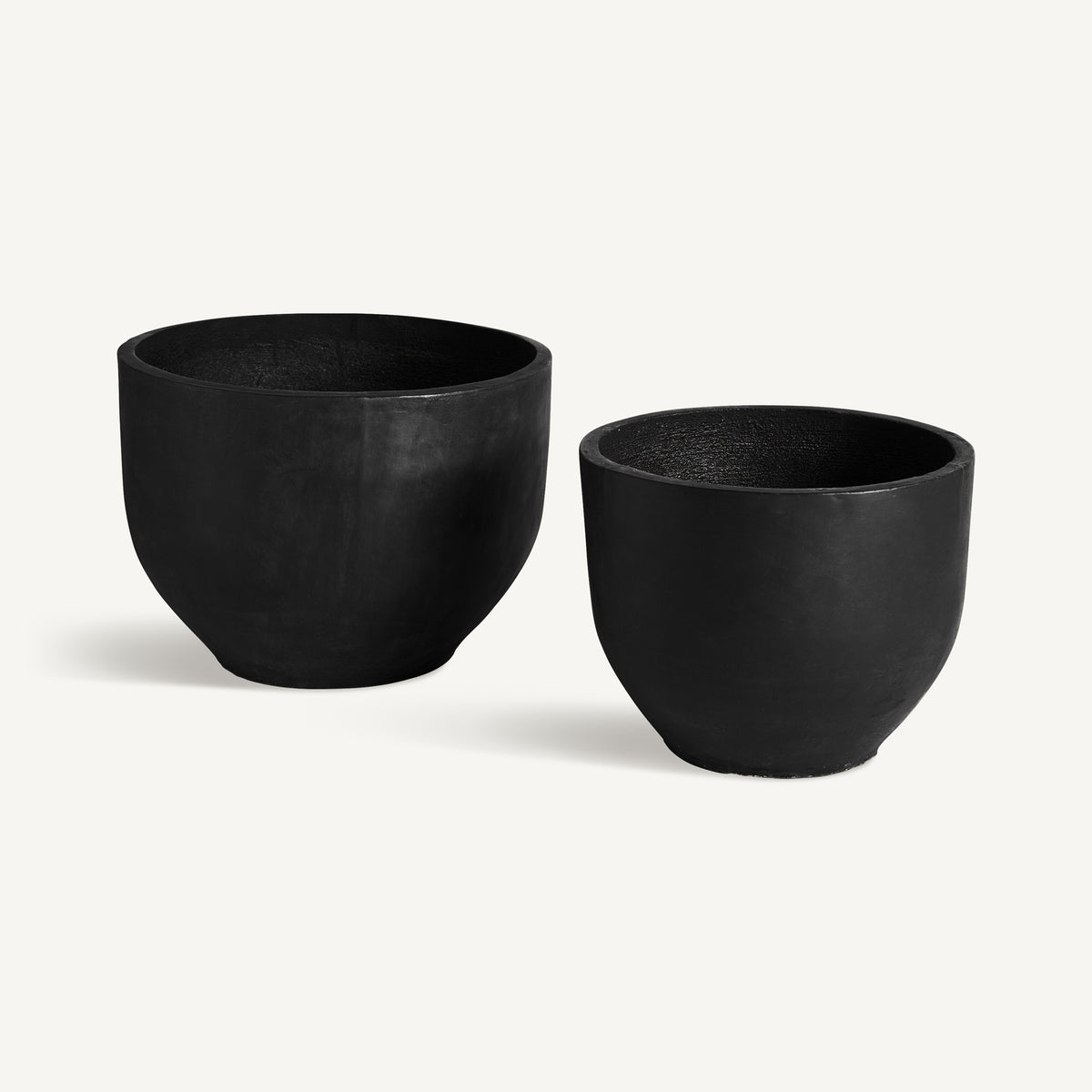 Set de dos maceteros de terracota Lentisco pequeño