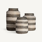 Set de jarrones de ratán Rupià