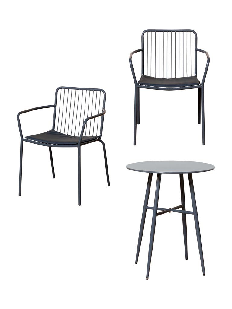 Set de Mesa y Sillas Malawi - #pino_y_jacaranda#