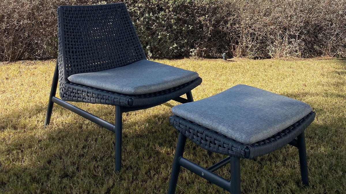 Set de Sillón y Reposapiés de Exterior Jimena