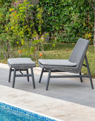 Set de Sillón y Reposapiés de Exterior Jimena