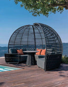 Set de Sofá Curvo con Pérgola de Exterior Sástago