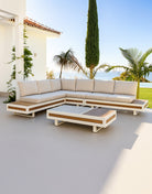 Set de Sofá Rinconera y Mesa de Exterior Mundaka