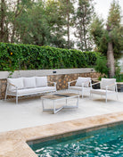 Set de Sofá, Sillón y Mesa de Exterior Tejeda