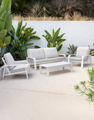 Set de Sofá, Sillones y Mesa de Exterior Setenil