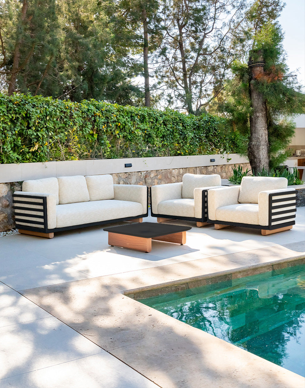 Set de Sofá, Sillones y Mesa de Exterior Sitges