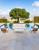 Set de Sofá, Sillones y Mesa de Exterior Zafra