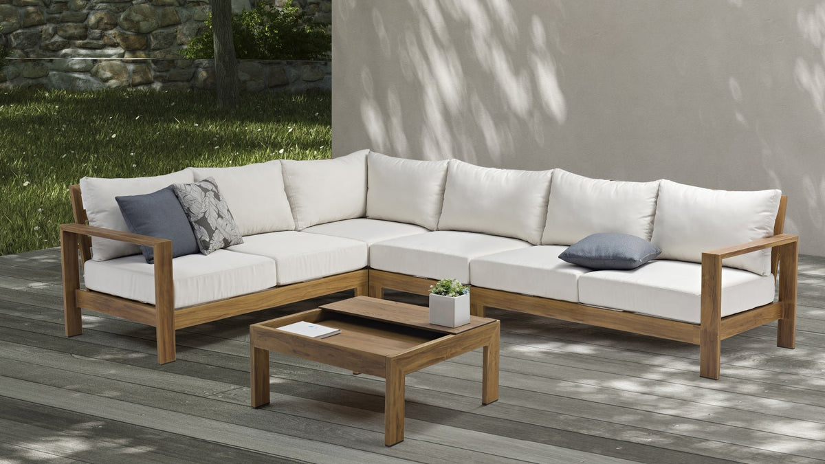 Set de Sofá y Mesa de Exterior Abarán - #pino_y_jacaranda#