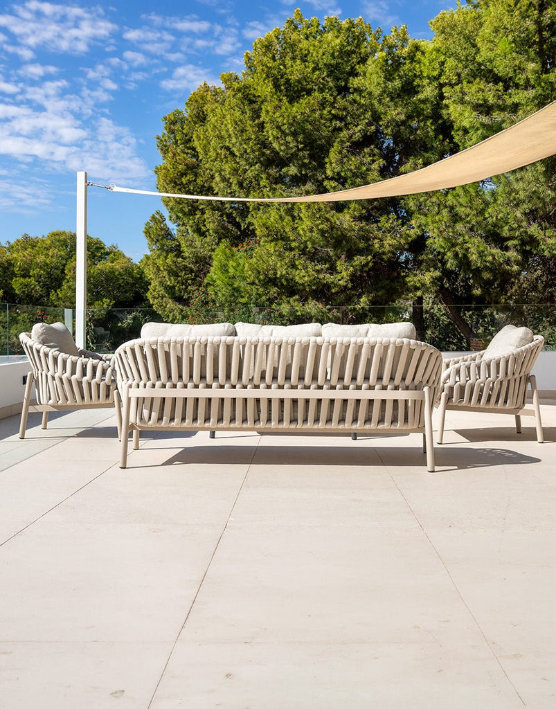 Set de Sofá y Mesa de Exterior Cairo - #pino_y_jacaranda#