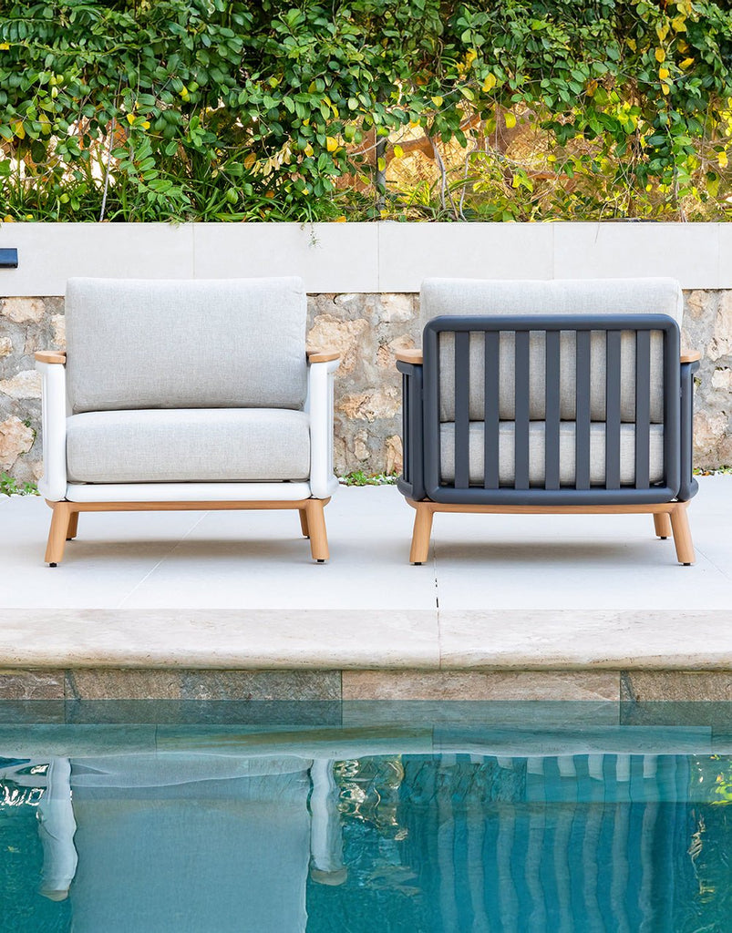 Set de Sofá y Mesa de Exterior Pespire - #pino_y_jacaranda#