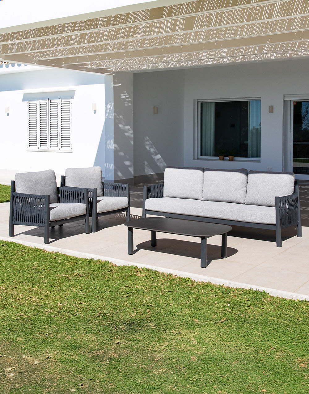Set de Sofá y Mesa de Exterior Priego
