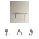Set de comedor Piave con sillas Tiberina Nardi