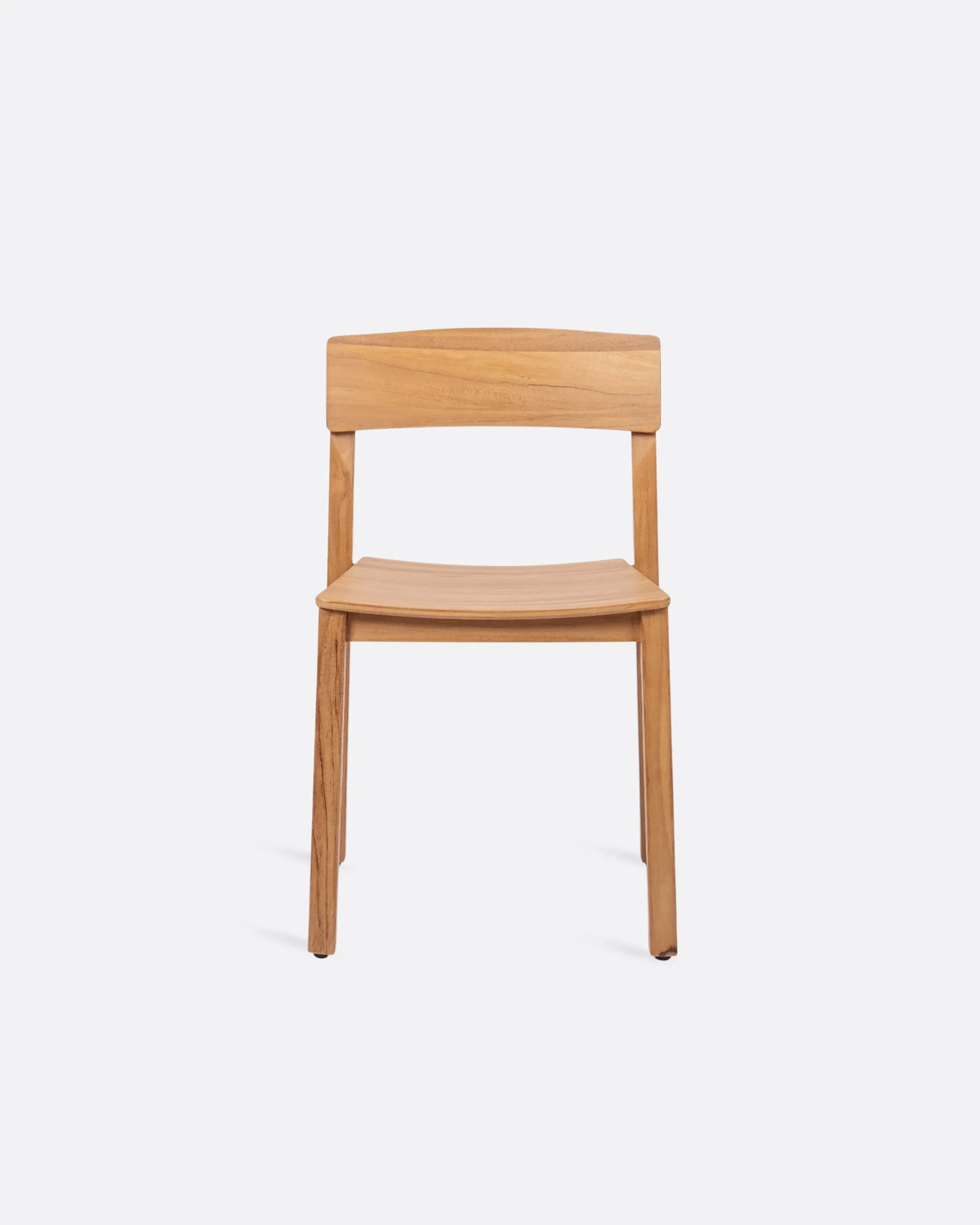 Silla apilable de teca Rawi Wa