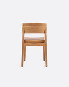 Silla apilable de teca Rawi Wa