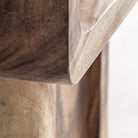 Silla baja de madera de suar Guardamar