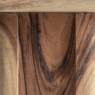 Silla baja de madera de suar Guardamar
