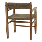 Silla con brazos de madera tropical Scheat