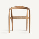 Silla con brazos de teca y cuerda Šipan