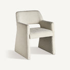 Silla de algodón bouclé Chelva