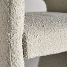 Silla de algodón bouclé Chelva