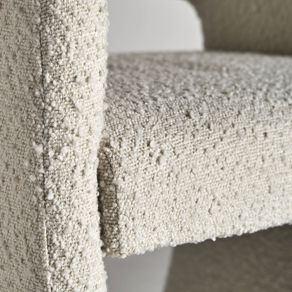 Silla de algodón bouclé Chelva