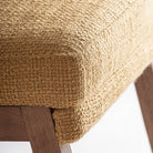 Silla de caucho y algodón mostaza Benicarló