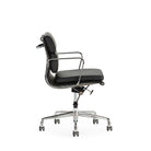Silla de despacho de piel Grasse
