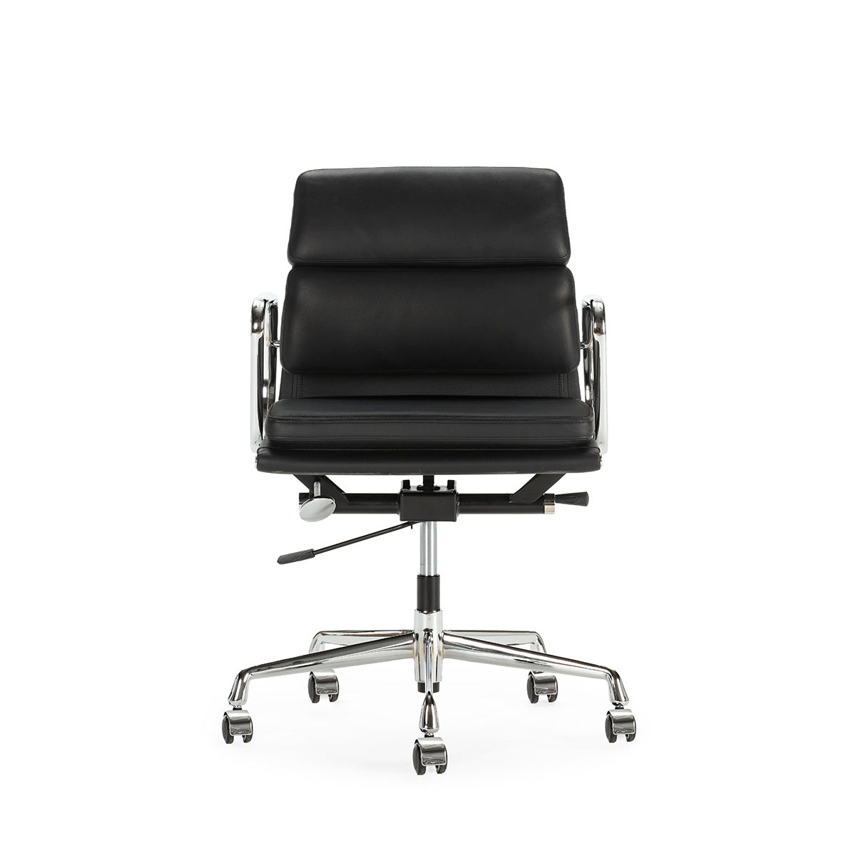 Silla de despacho de piel Grasse