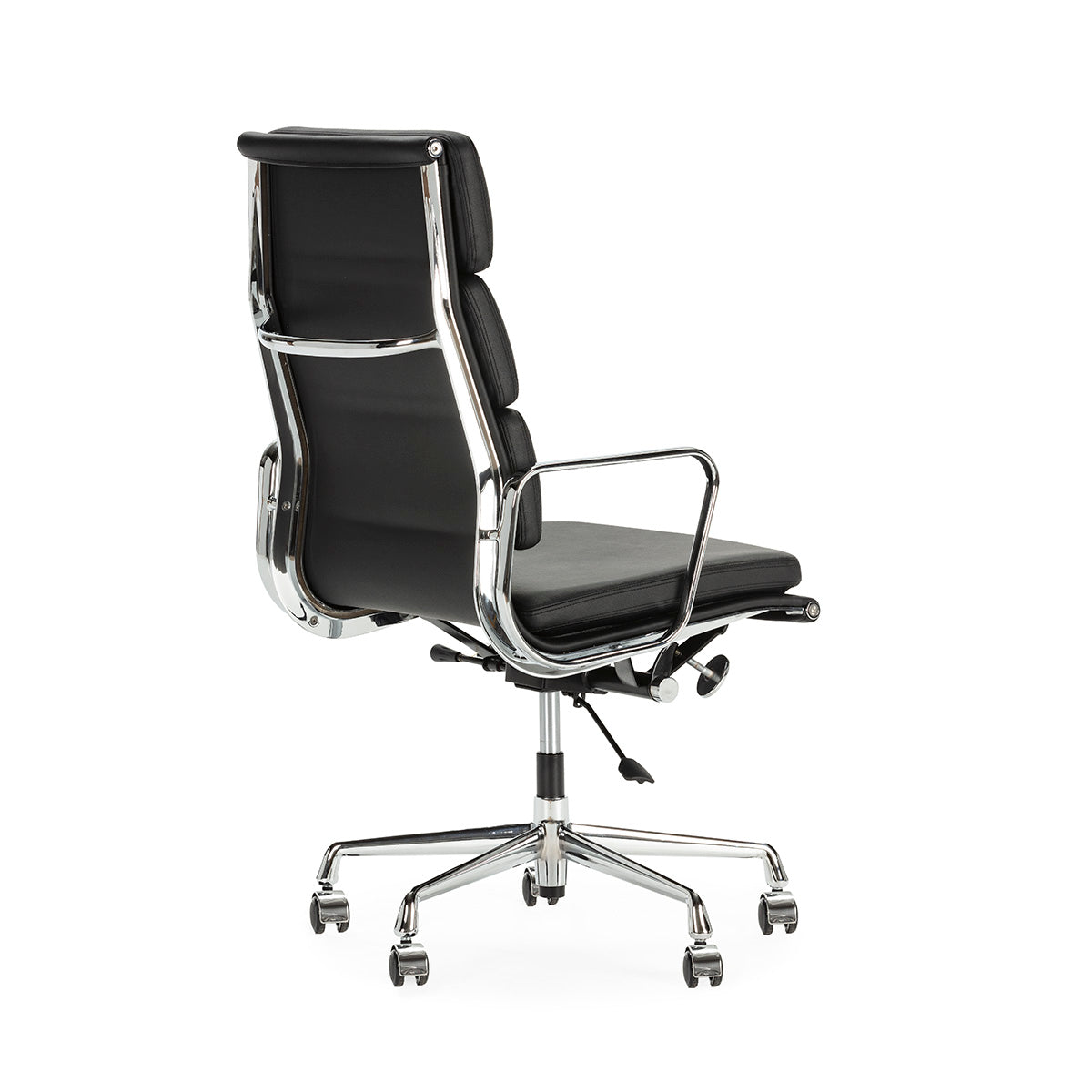 Silla de despacho de piel Montemurlo