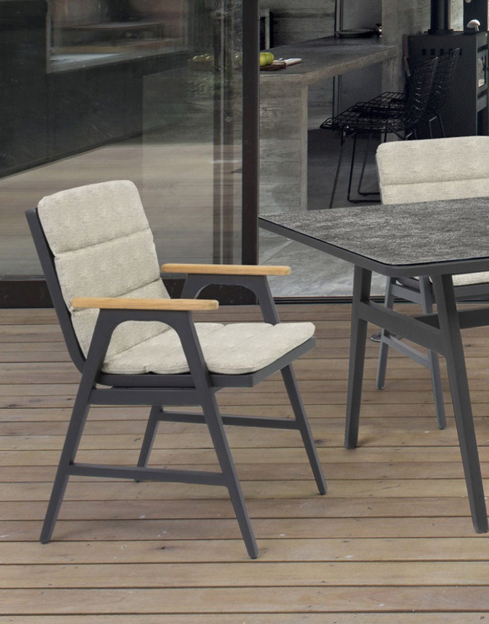 Silla de Exterior Albacete - #pino_y_jacaranda#