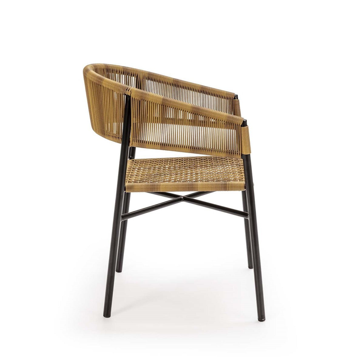 Silla de exterior de metal Todi