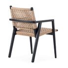 Silla de exterior de teca Cormano