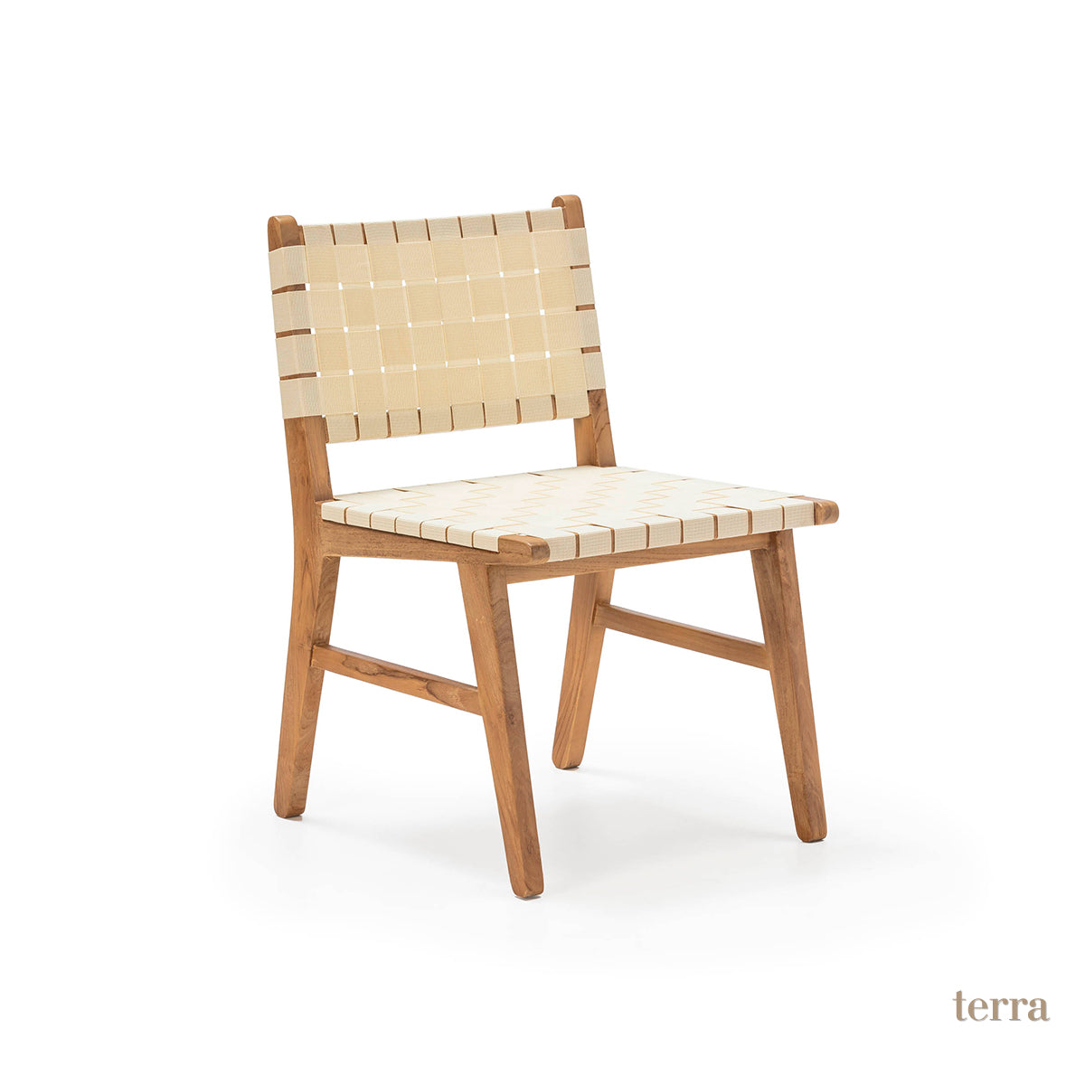 Silla de exterior de teca Fidenza