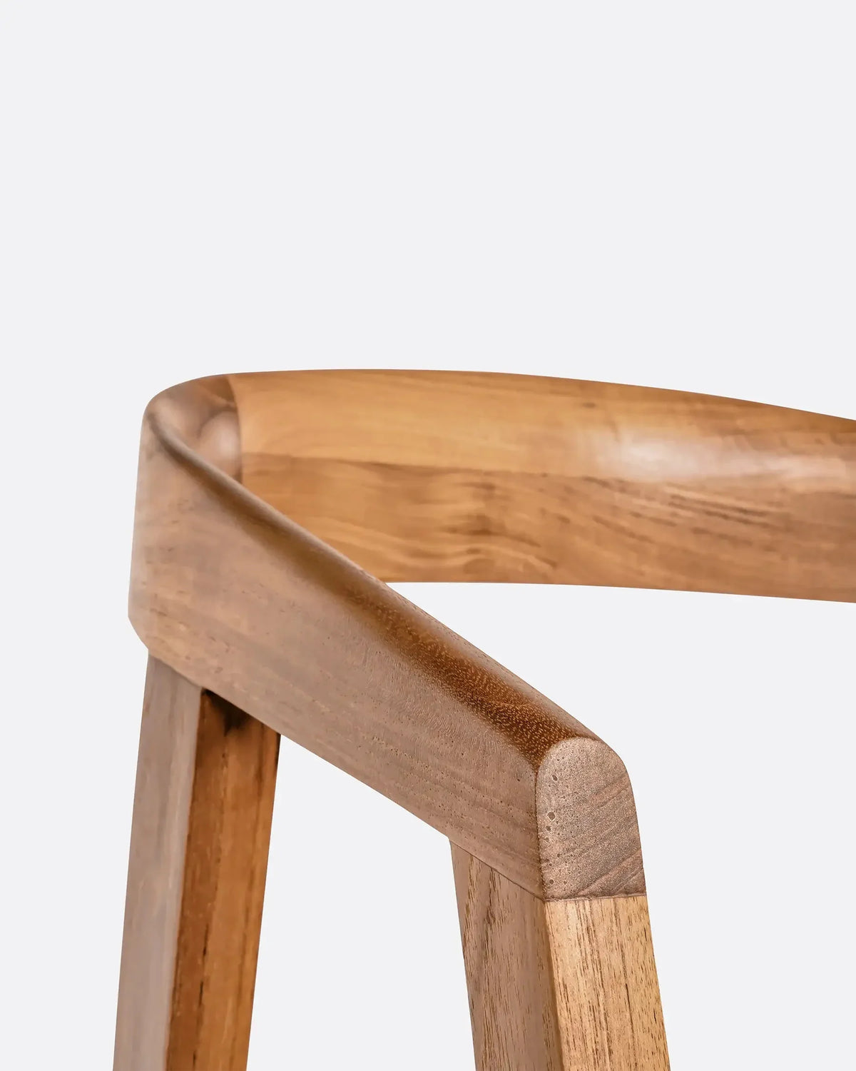 Silla de exterior de teca Arc