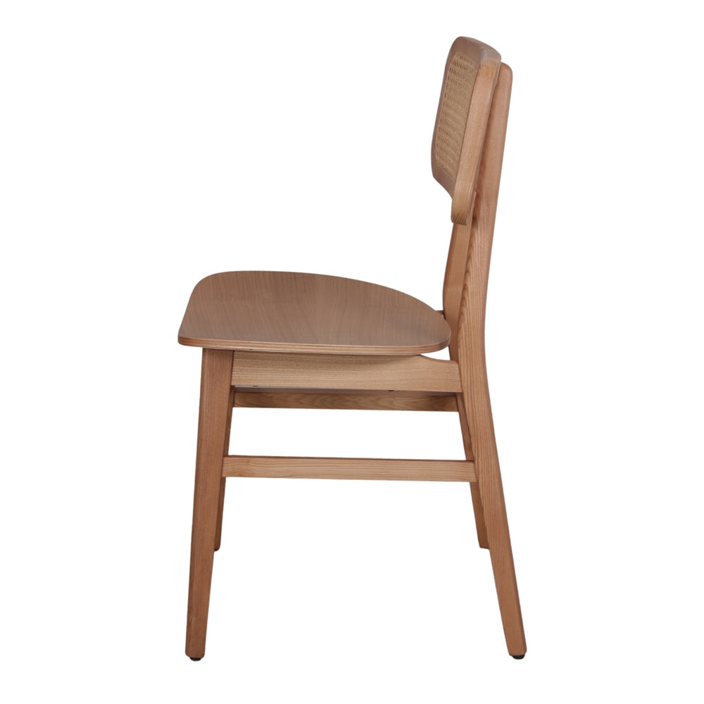 Silla de fresno con rejilla Nando