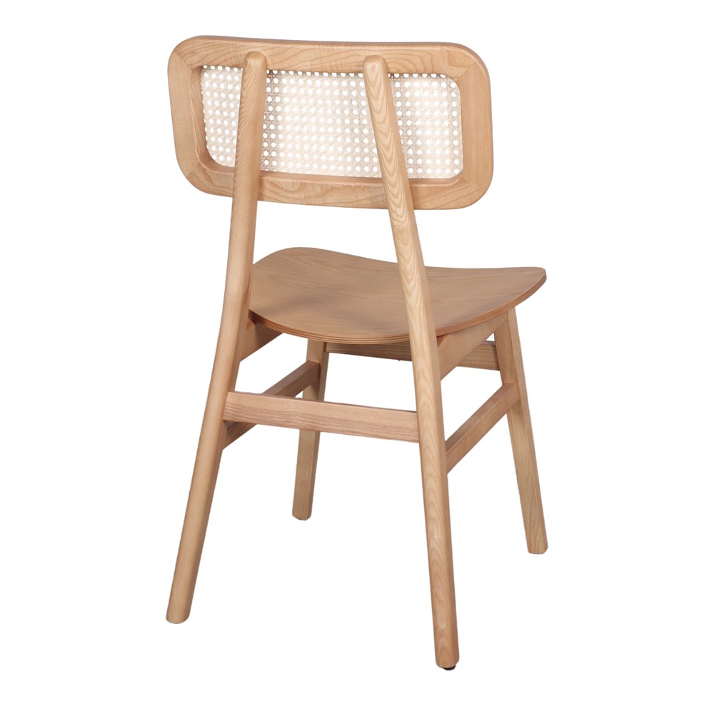 Silla de fresno con rejilla Nando